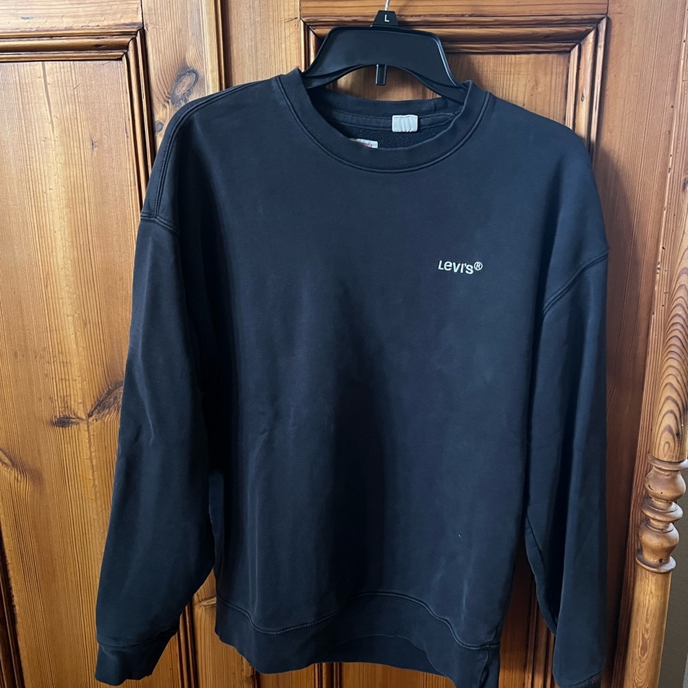 Levi's Classic Black Crewneck Sweater